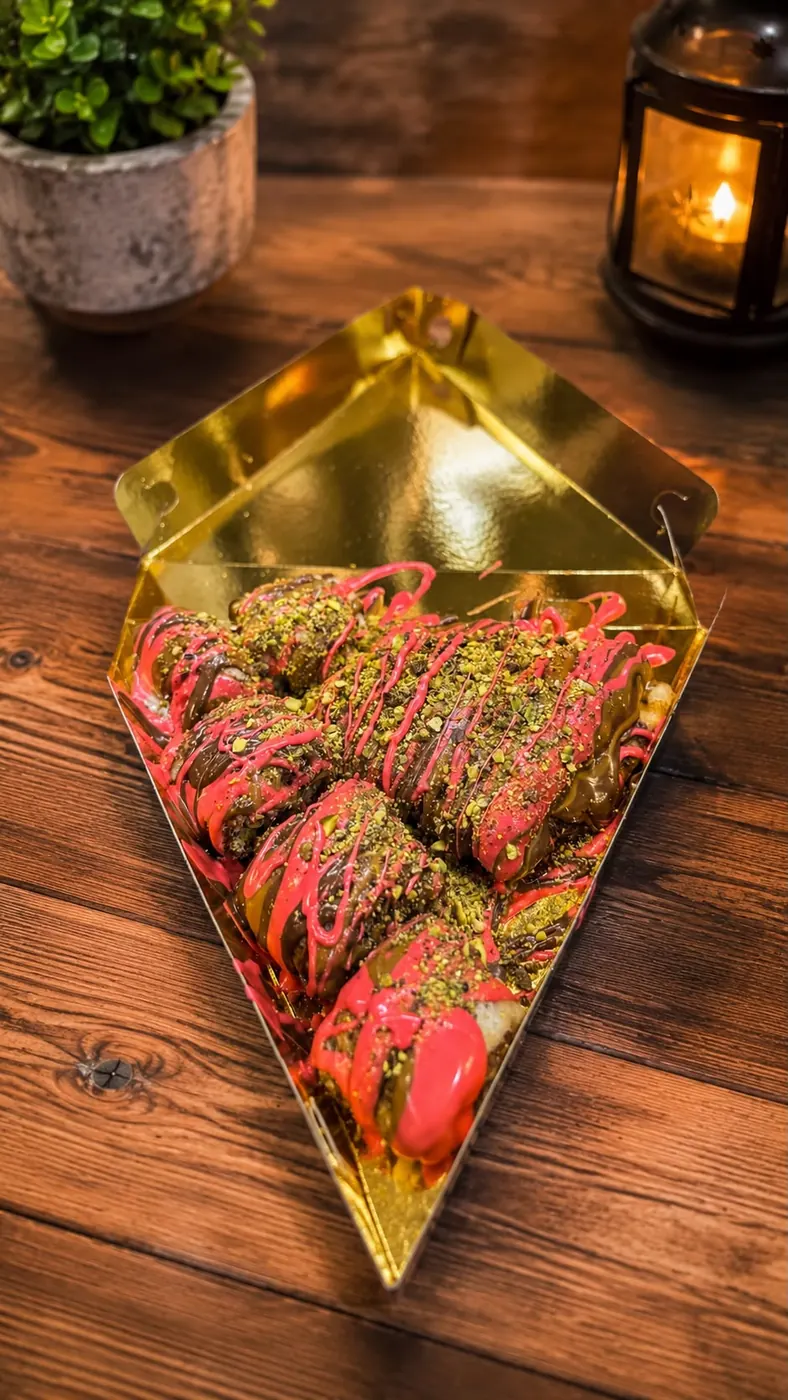Desert ambalat, pregătit pentru evenimente